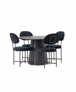 Venture Home Spisegruppe Lanzo med 4 stk stoler Stella