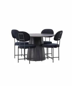 Venture Home Spisegruppe Lanzo med 4 stk stoler Stella