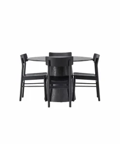 Venture Home Spisegruppe Lanzo med 4 stk stoler Montros