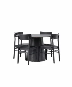 Venture Home Spisegruppe Lanzo med 4 stk stoler Montros