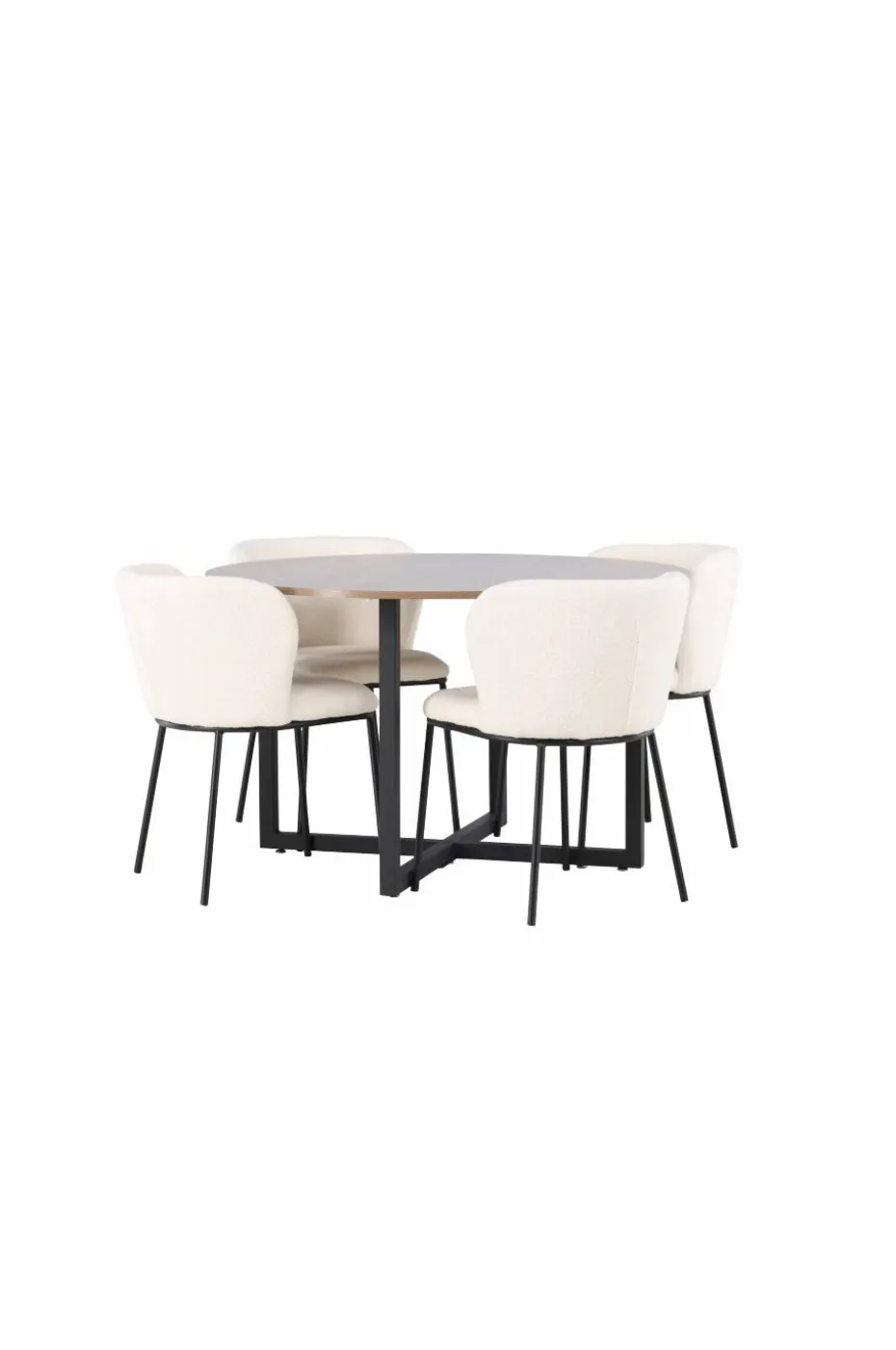 Venture Home Spisegruppe Durango med 4 stk stoler Edina