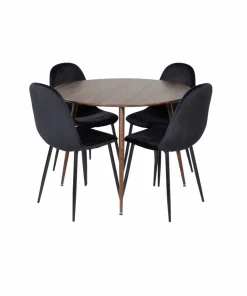 Venture Home Spisegruppe Plaza med 4 stk stoler Polar