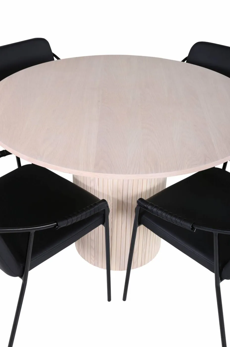 Venture Home Spisegruppe Bianca med 4 stk stoler Tvist