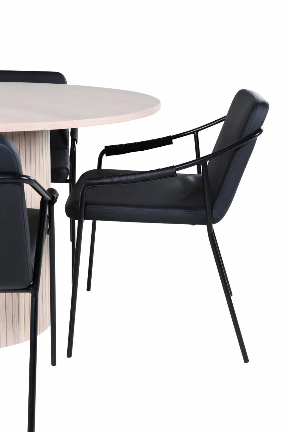 Venture Home Spisegruppe Bianca med 4 stk stoler Tvist