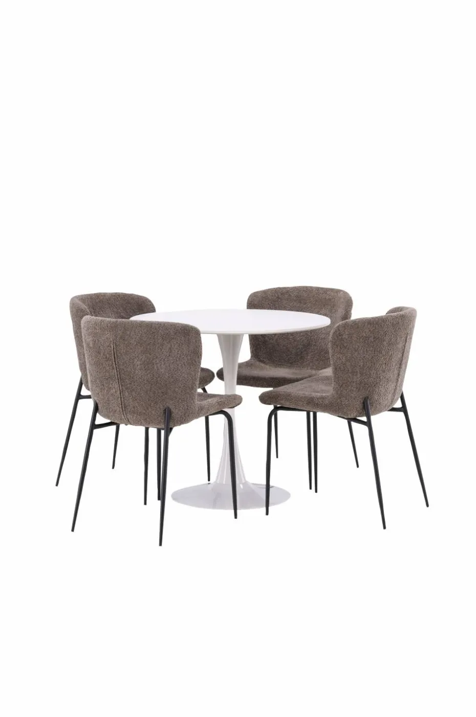 Venture Home Spisegruppe Hamden med 4 stk stoler Modesto