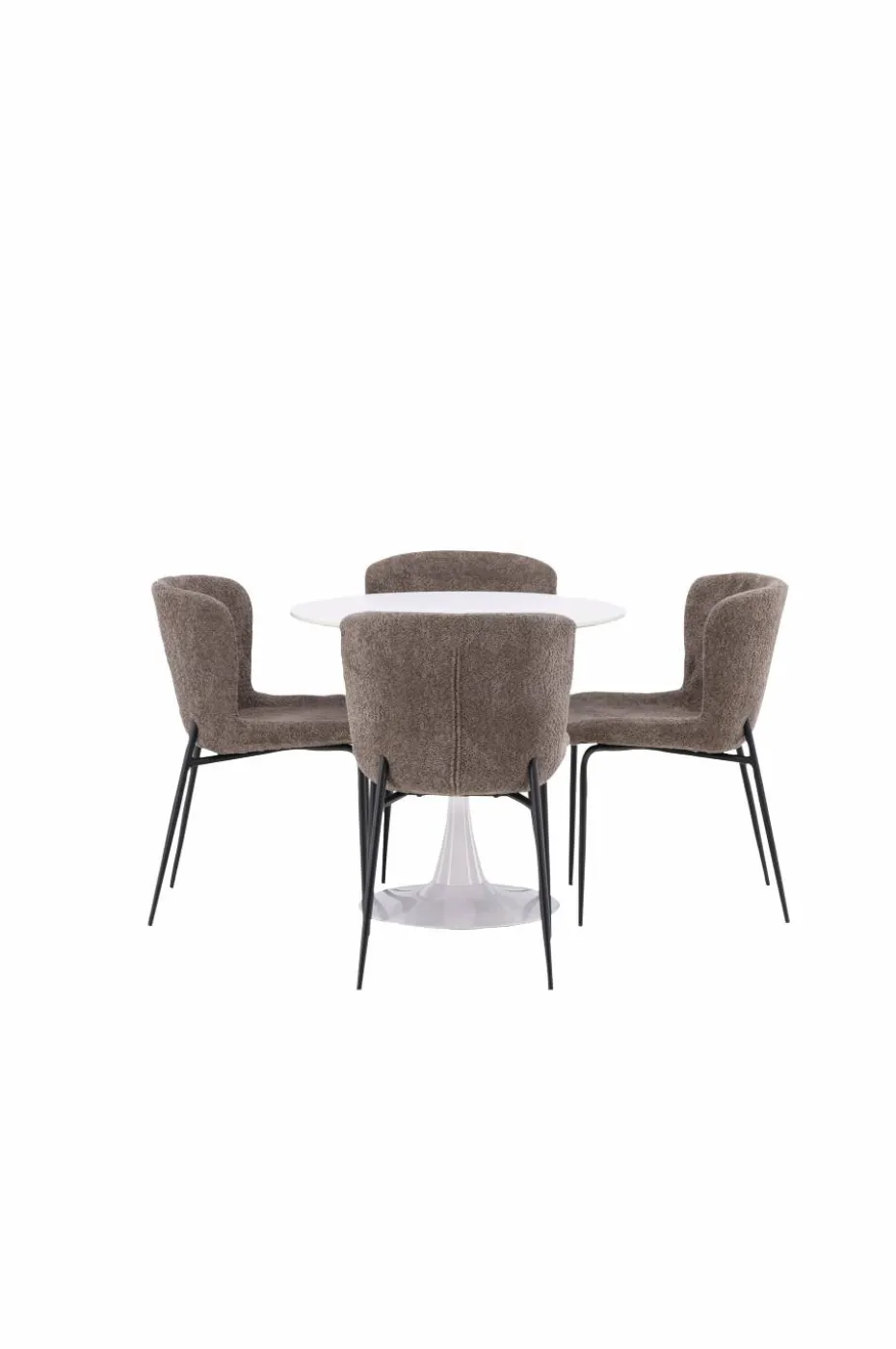 Venture Home Spisegruppe Hamden med 4 stk stoler Modesto