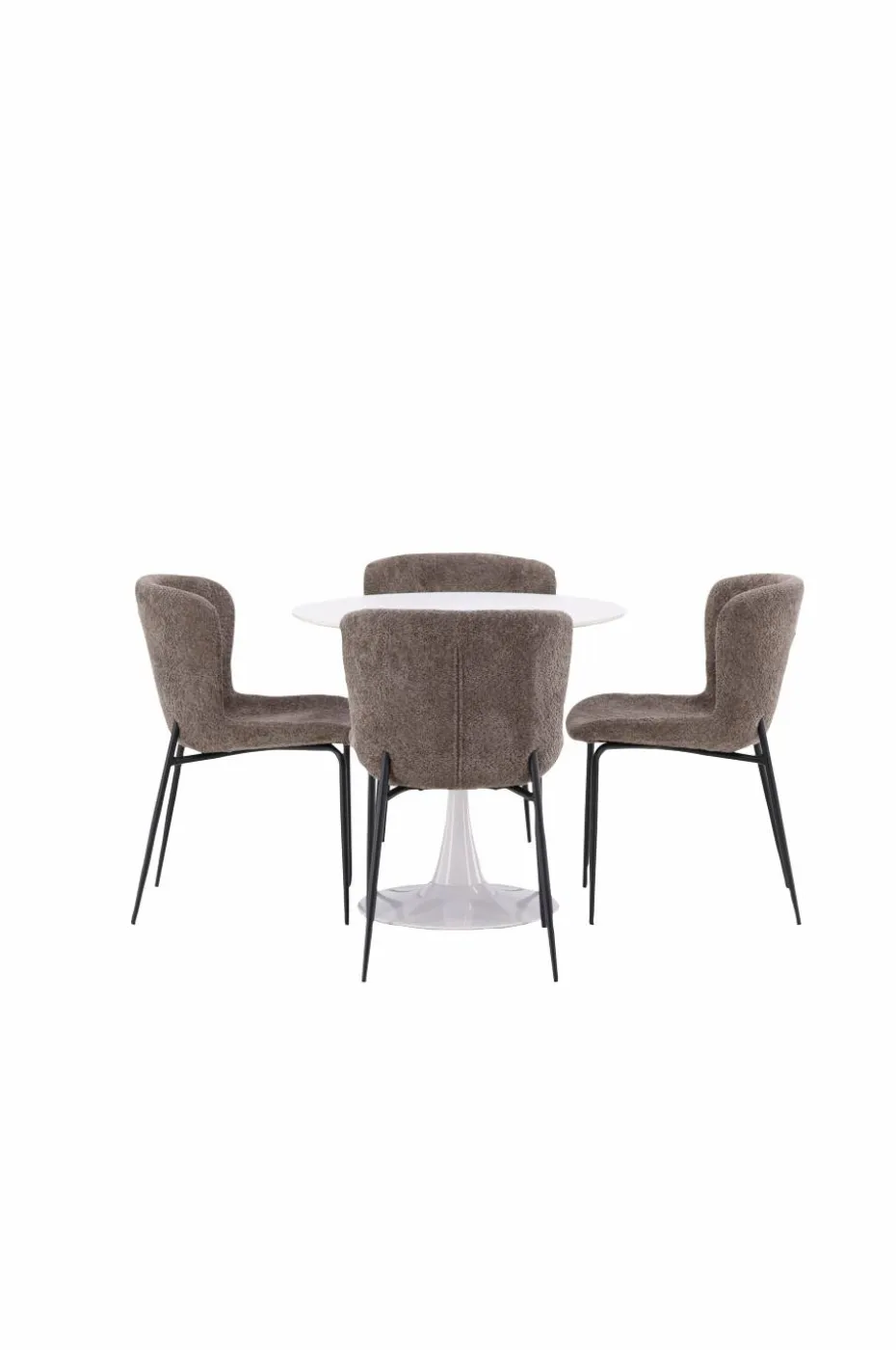 Venture Home Spisegruppe Hamden med 4 stk stoler Modesto