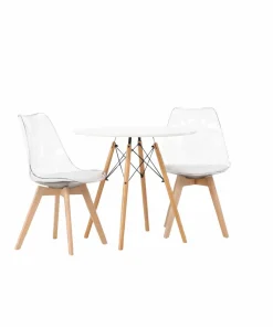 Venture Home Spisegruppe Danburi med 2 stk stoler Edvin