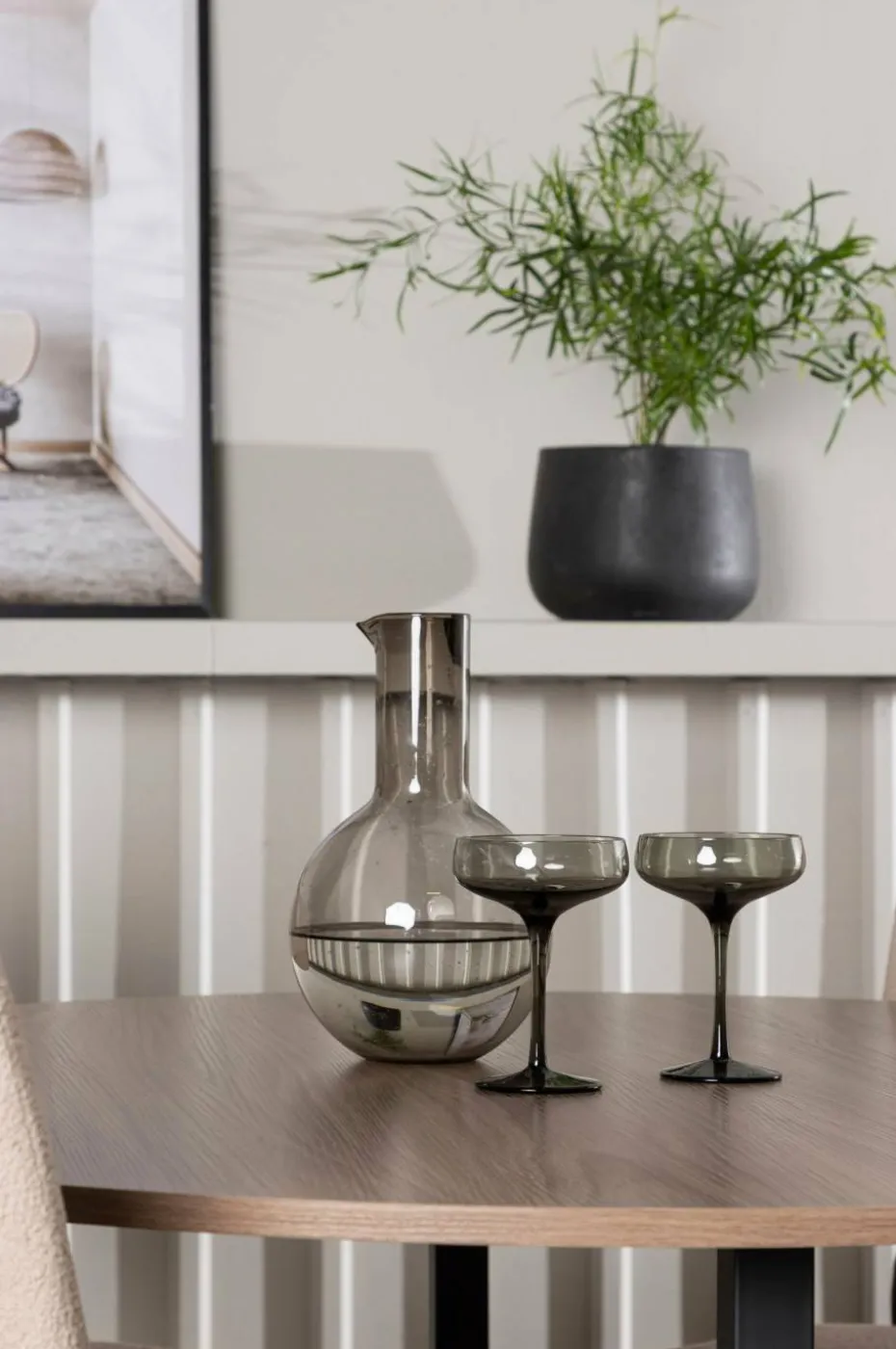 Venture Home Spisegruppe Durango med 4 stk stoler Seda
