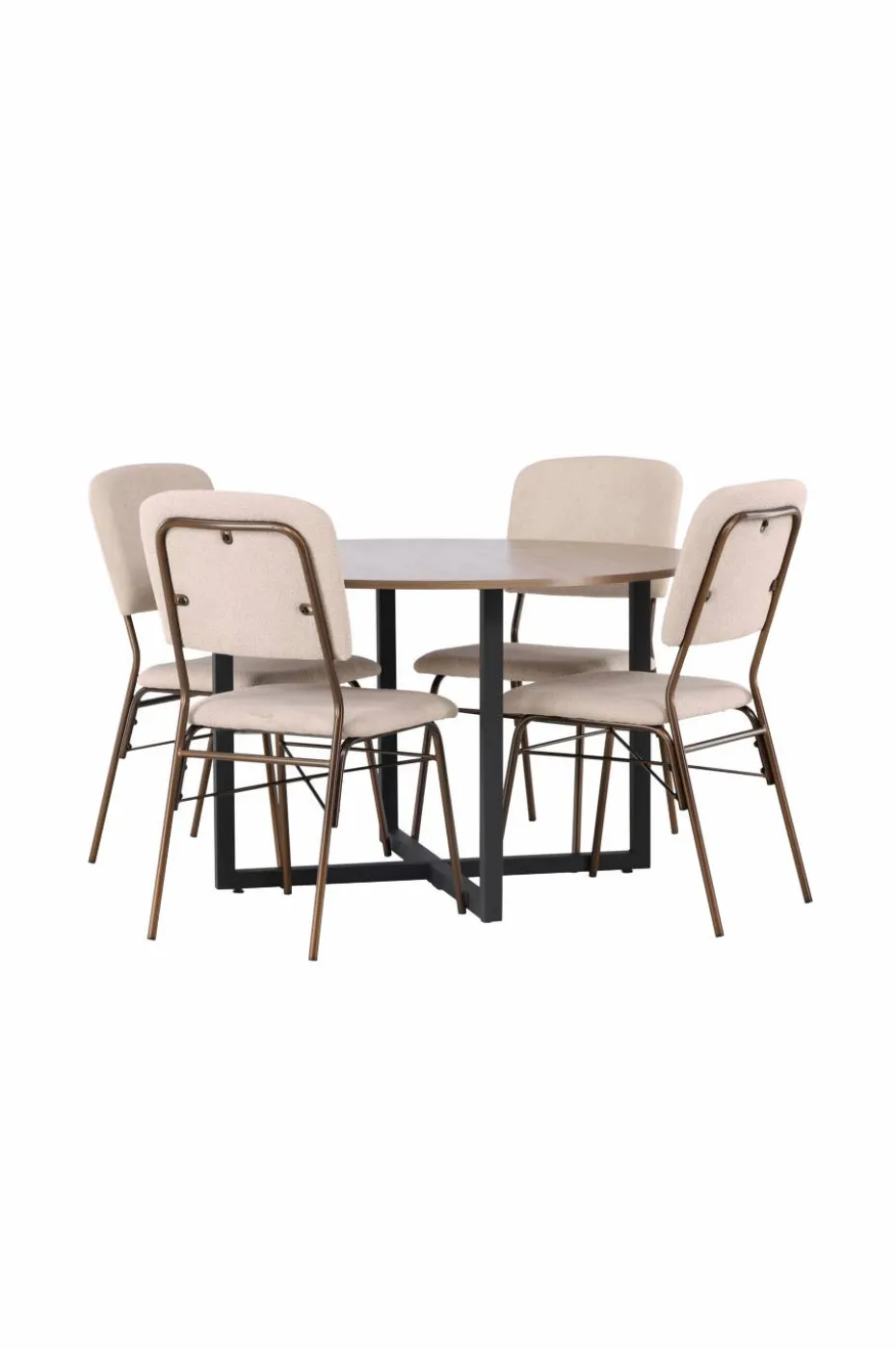 Venture Home Spisegruppe Durango med 4 stk stoler Seda