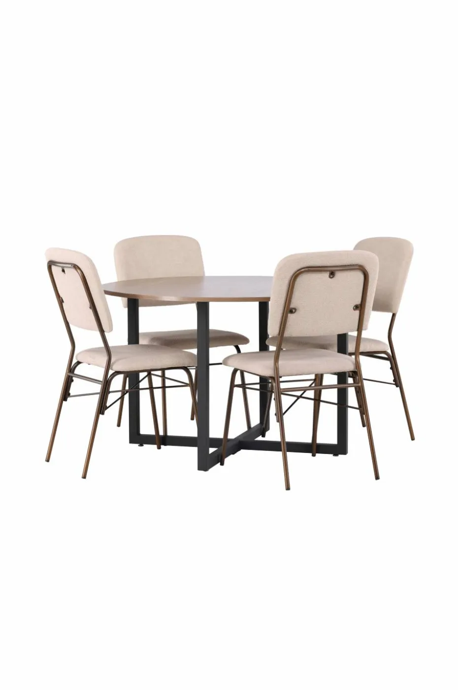 Venture Home Spisegruppe Durango med 4 stk stoler Seda