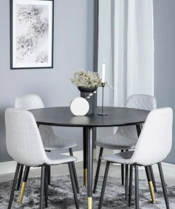 Venture Home Spisegruppe Dipp med 4 stk stoler Polar