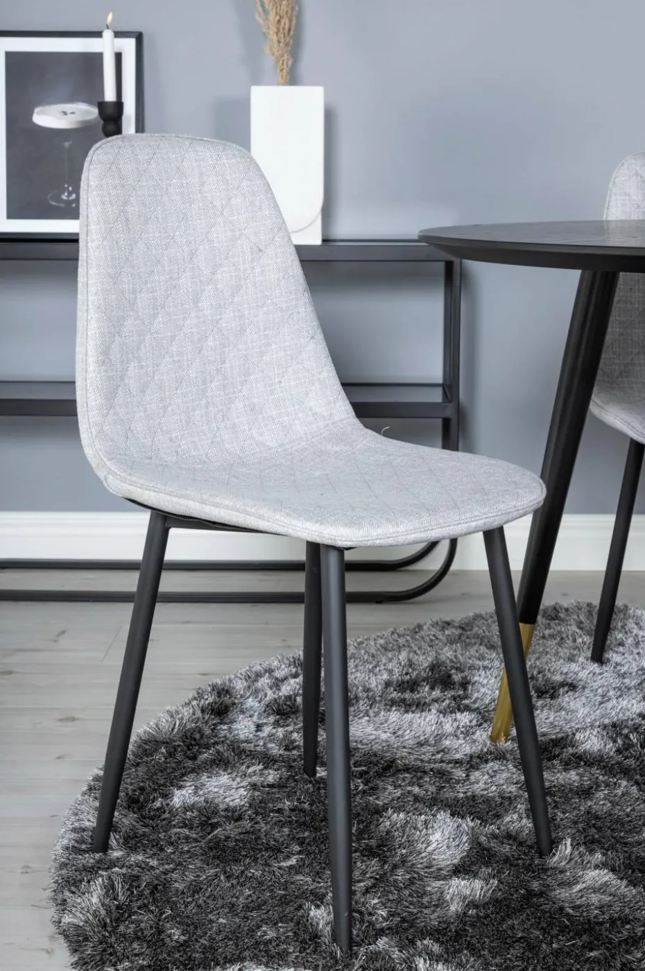 Venture Home Spisegruppe Dipp med 4 stk stoler Polar
