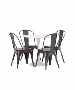 Venture Home Spisegruppe Hamden med 4 stk stoler Tempe