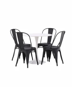 Venture Home Spisegruppe Hamden med 4 stk stoler Tempe