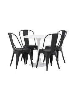 Venture Home Spisegruppe Hamden med 4 stk stoler Tempe