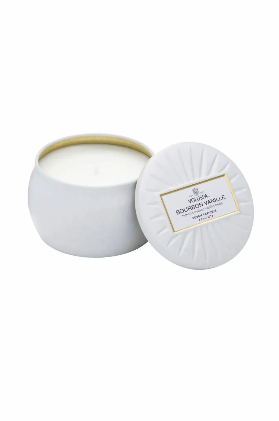 Voluspa Bourbon Vanille- Petite Tin Candle 25H