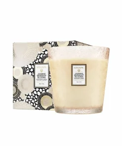 Voluspa Jasmine Midnight Blooms Boxed Luxe Jar Candle 80H