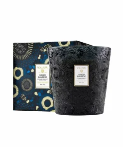 Voluspa Moso Bamboo Boxed Luxe Jar Candle 80H