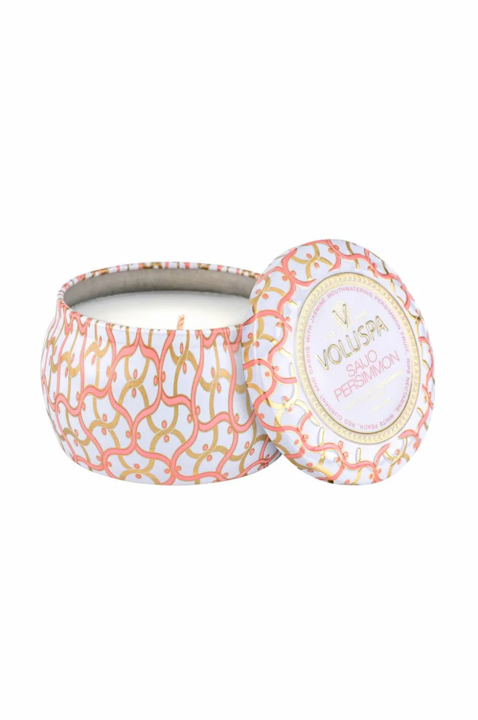 Voluspa Saijo Persimmon- Mini Tin Candle 25H