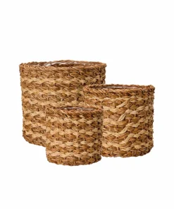 Wikholm Form Belle Stripe wavy Basket 3-pakning