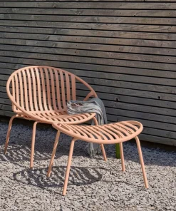 WOOOD Bruce Lounge Chair + Hocker