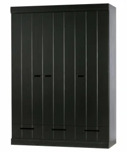 WOOOD Garderobeskap Connect m struktur, H195xB140xD53