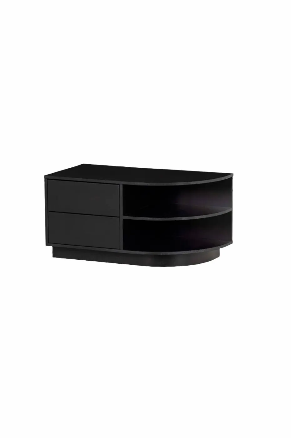 WOOOD Tv-benk Finca rund høyre 78 cm