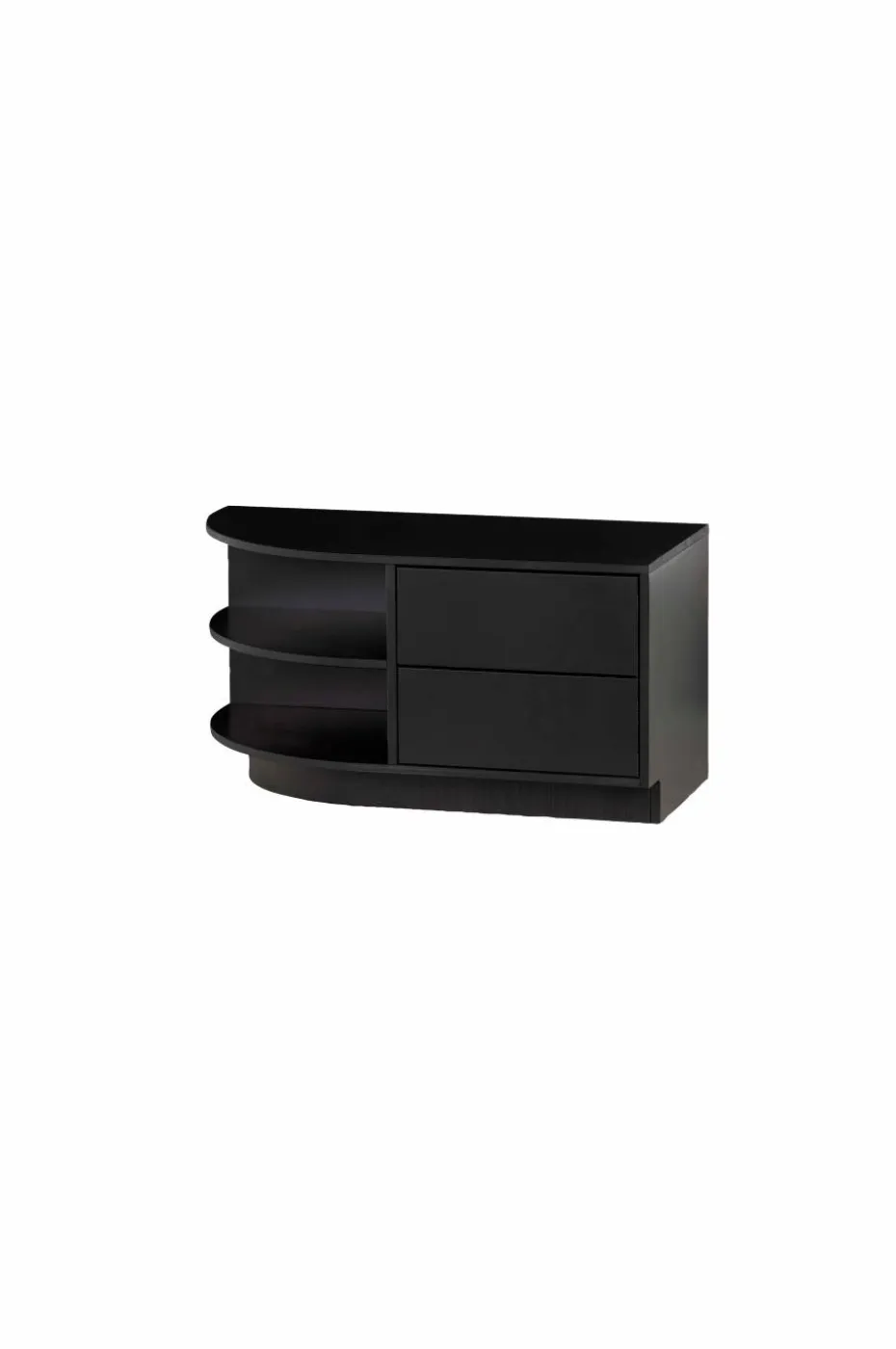 WOOOD Tv-benk Finca rund venstre 78 cm